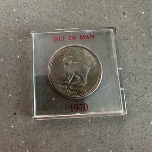 Isle of Man Vintage Crown in Collectors Case 1970